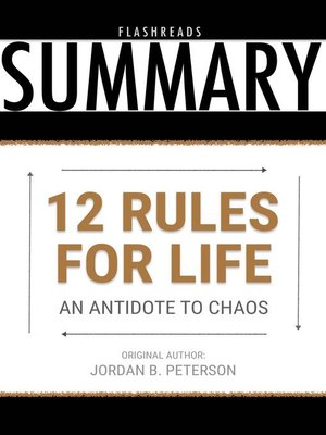 cover image of 12 Rules for Life by Jordan B. Peterson--Book Summary